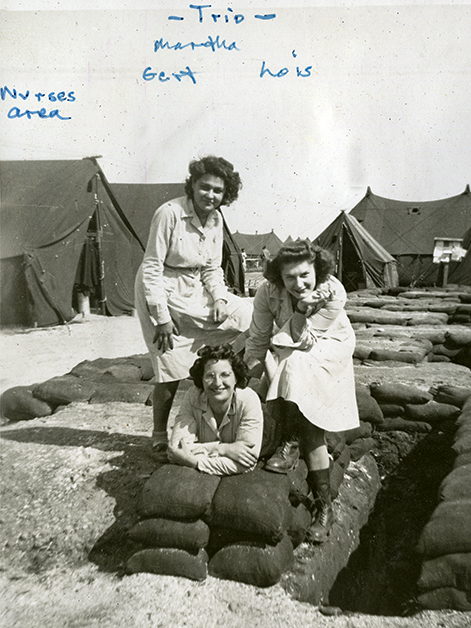 A-18-042-Lois,Gert, Martha with tents copy