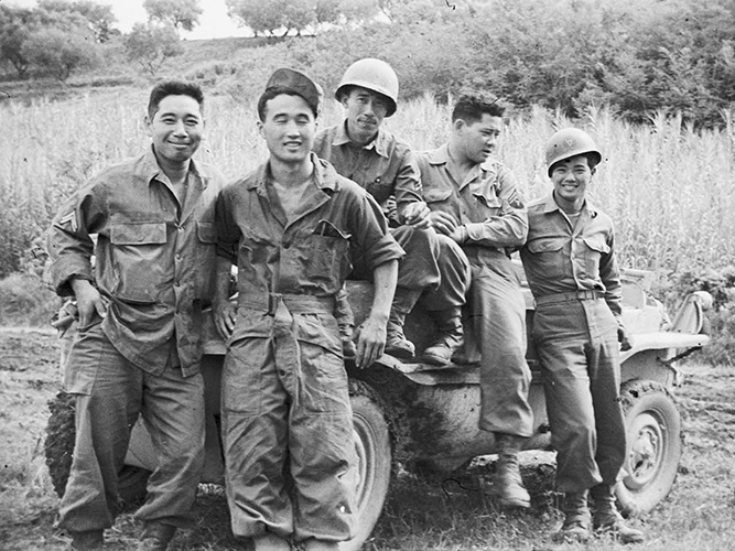 Japanese soldiers in Italy