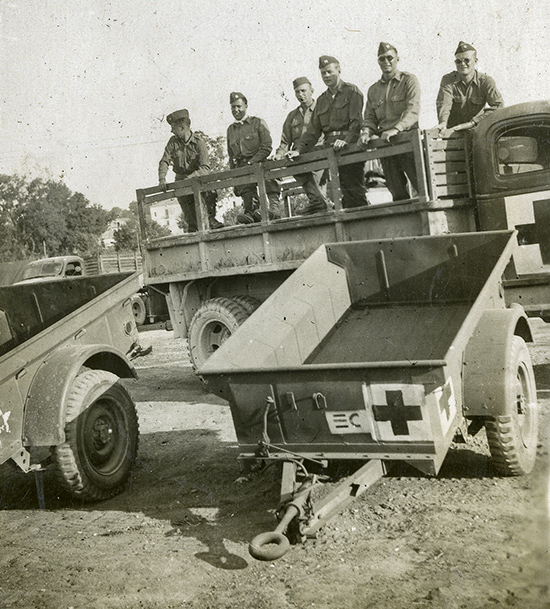 D-59-123-Doctors on Truck leaving for Naples prior to invasion copy