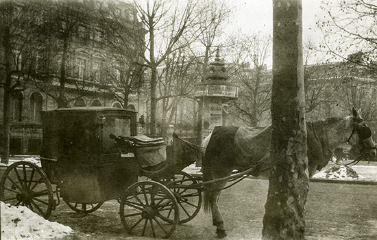 G-26-064-Paris.1.29.45-horse+carriage near Arc copy