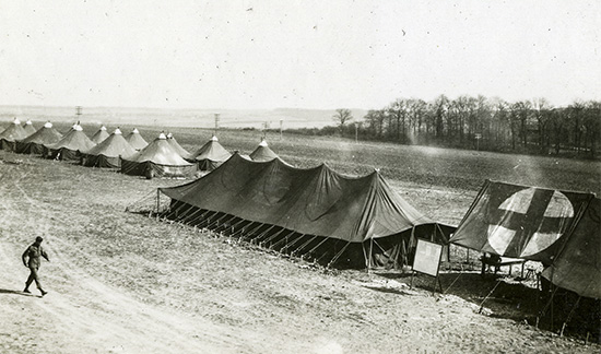 G-34-087-St. Avold-Mess Tents+officerrs tents