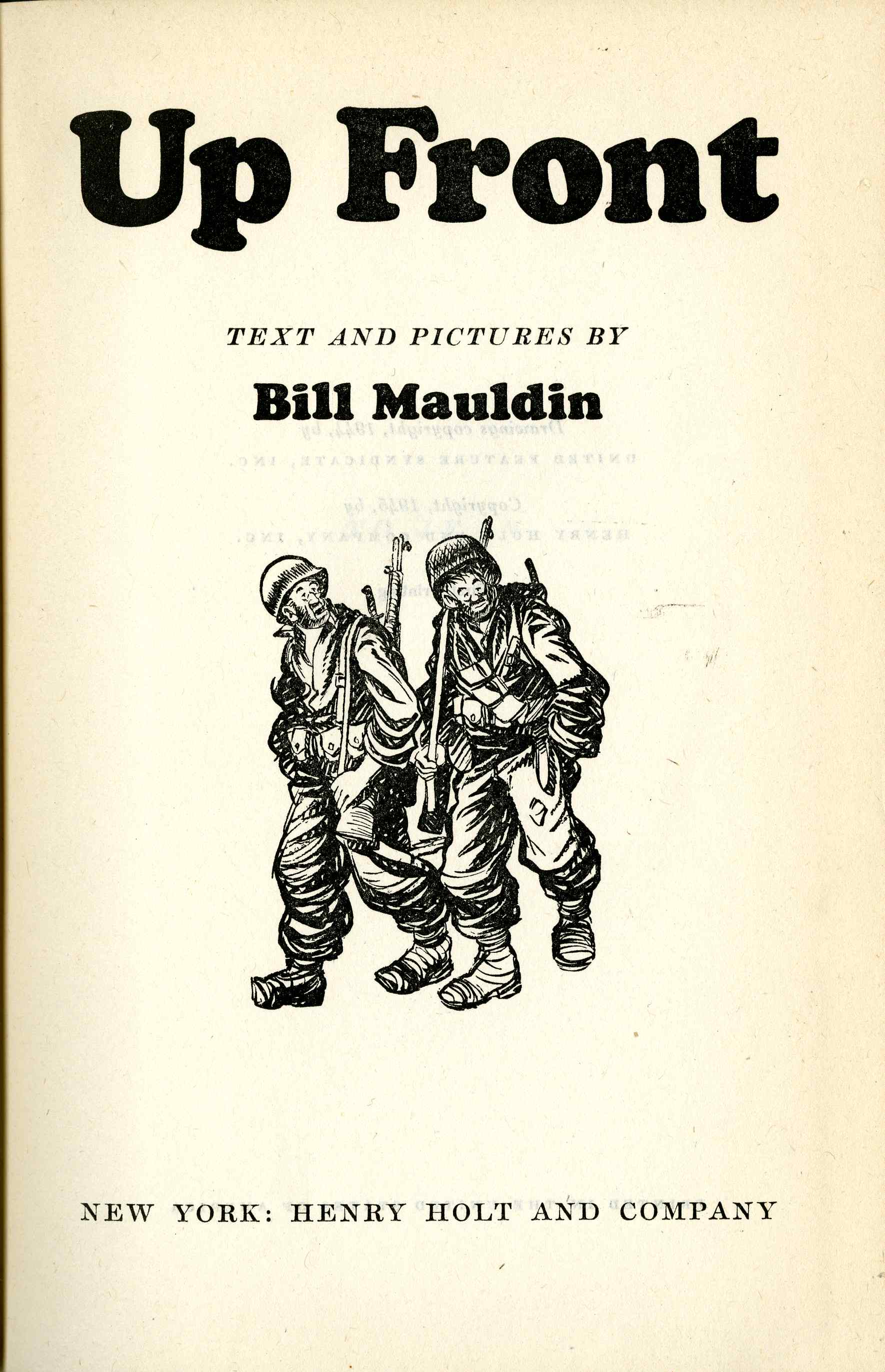 Up Front-Maudlin Book001